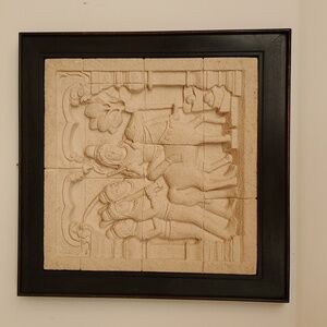 Borobudur Temple (Central Java, Indonesia) Relief Panel, Large